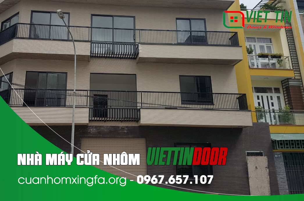Hình ảnh công trình cửa nhôm Quảng Đông tại Gò Vấp